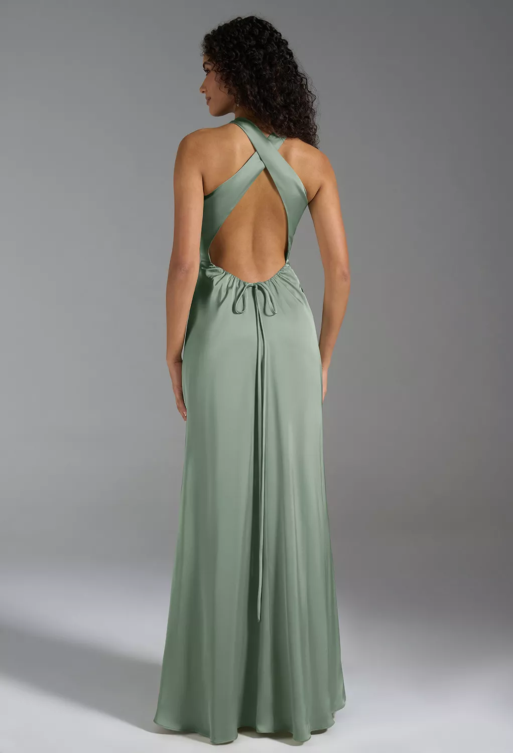 AW Xanthe Oil Green  Bridesmaid Dresses